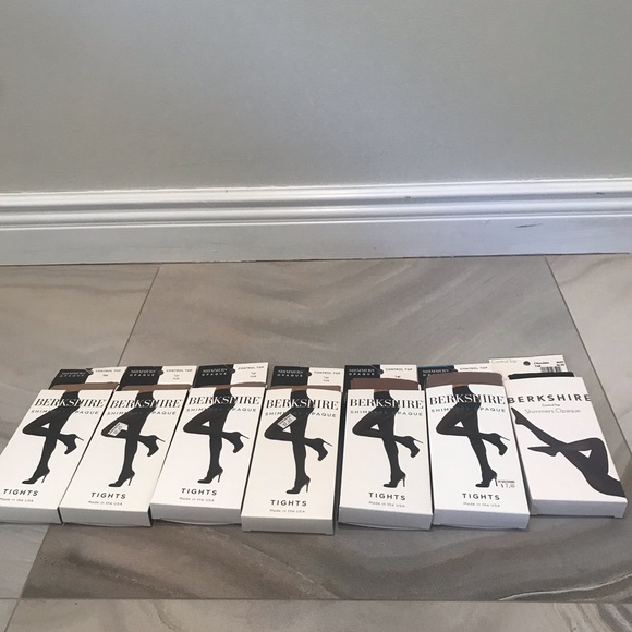 Berkshire Other - NWT BERKSHIRE 👠shimmer opaque 7 pair Tall Tights